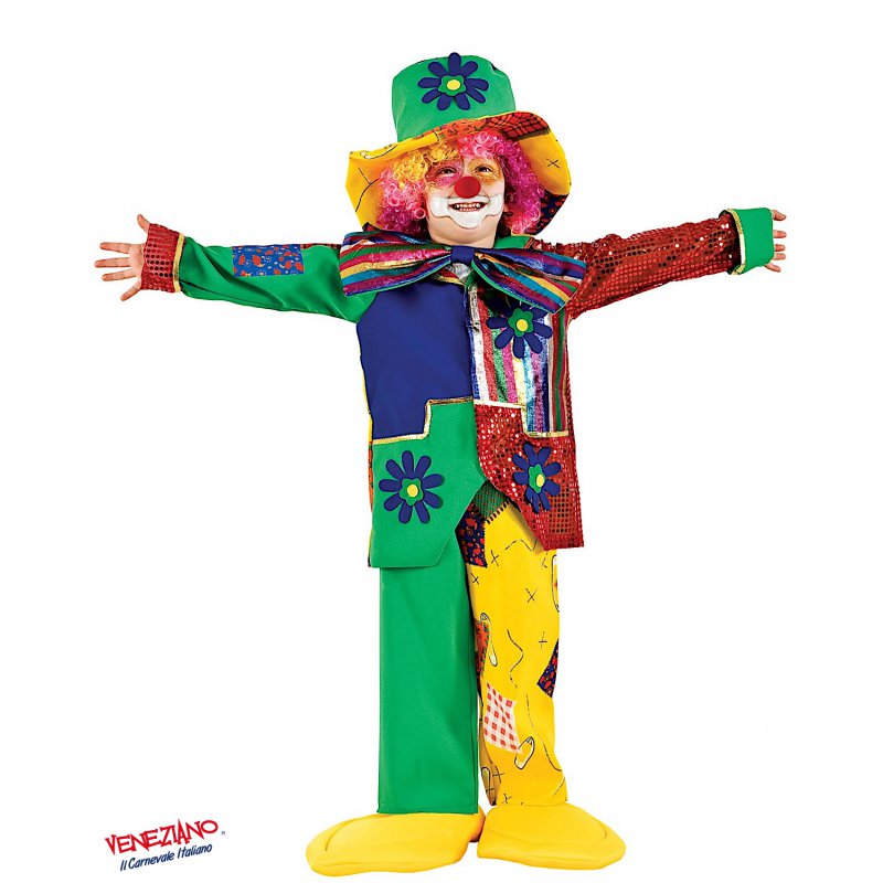 Vestito carnevale pagliaccio on sale adulto